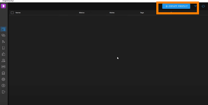 select "Create Profile"