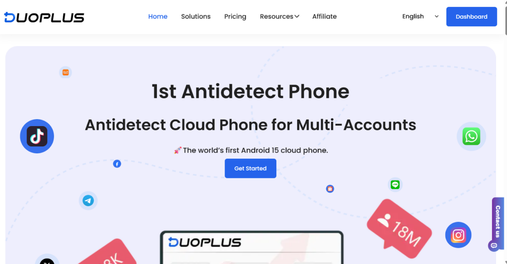 DuoPlus website